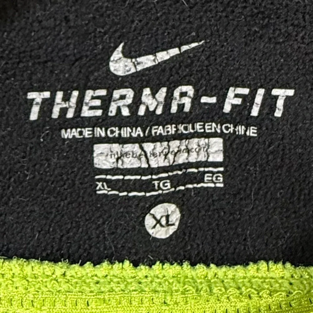 NIKE Therma-FIT Hoodie Mens XL Sweatshirt Big NIKE Spellout Logo